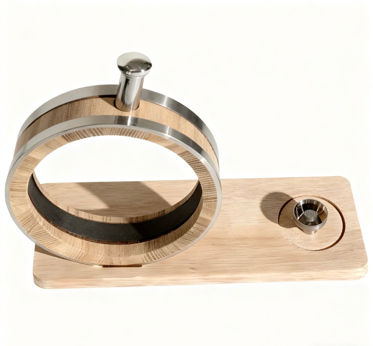 800ml Visual Aging Barrel with Glass Window - Mongolian or American Oak Barrel - Angels' Share Barrels