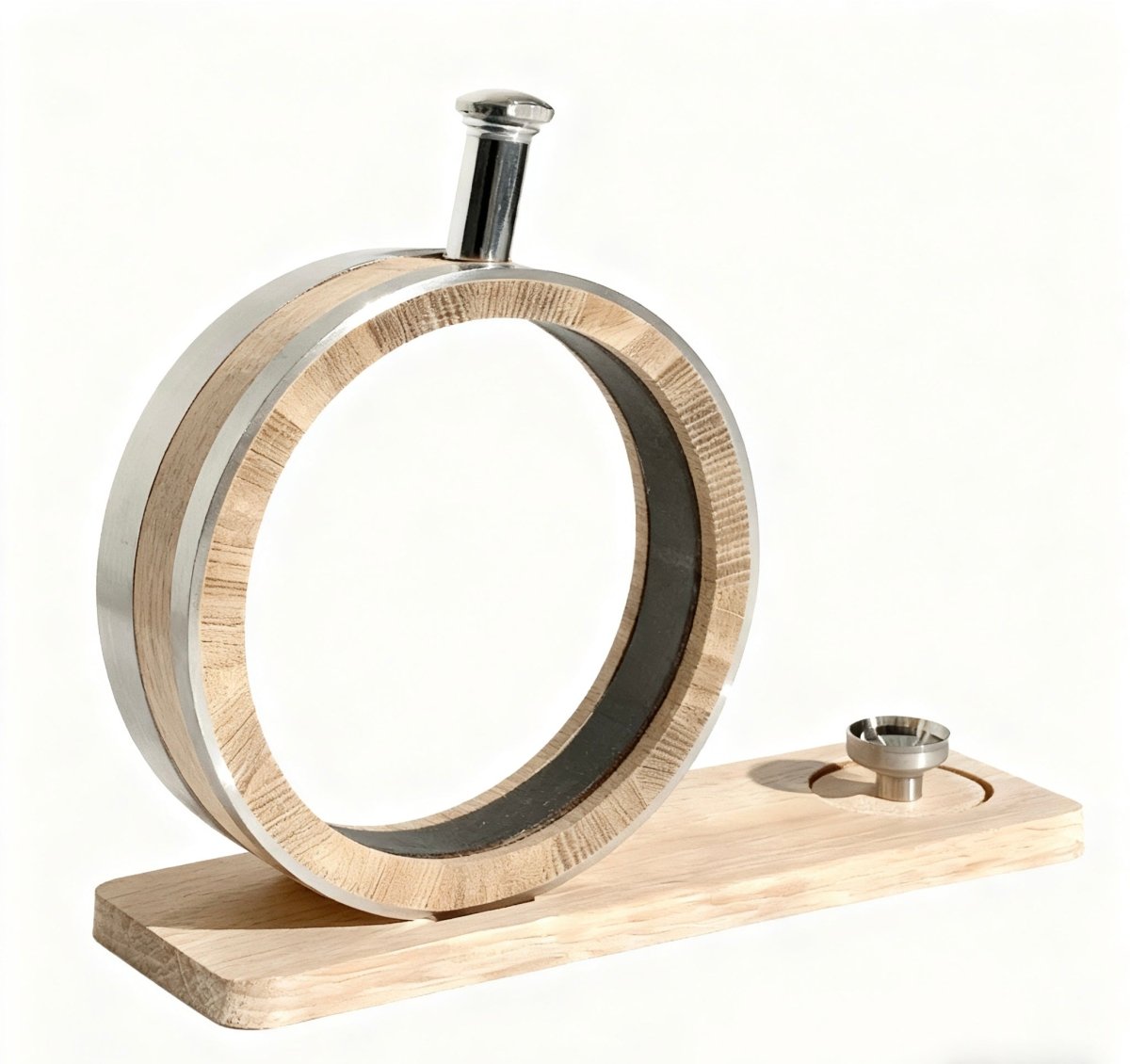 800ml Visual Aging Barrel with Glass Window - Mongolian or American Oak Barrel - Angels' Share Barrels